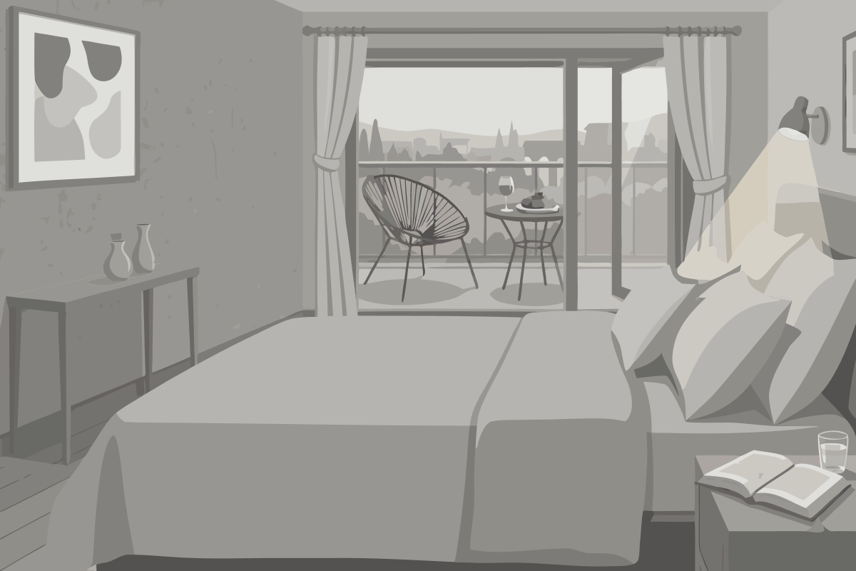 Deluxe Double Room with Two Double Beds